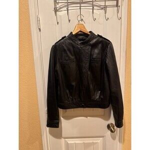 Metropark Leather Jacket Size L